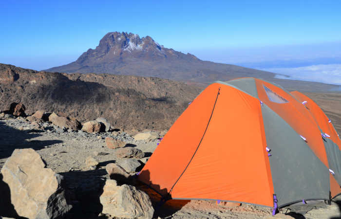 Barafu Camp on Kilimanjaro descent