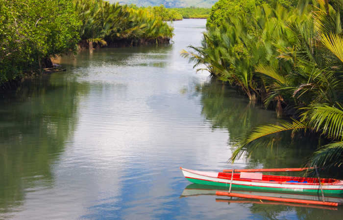 Waterways in the Philippines at Bohol