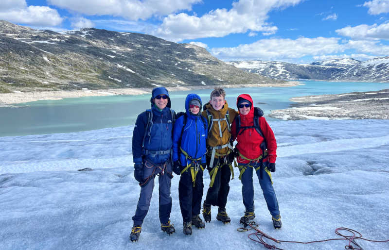 Family hiking in Norway, family holiday price guide