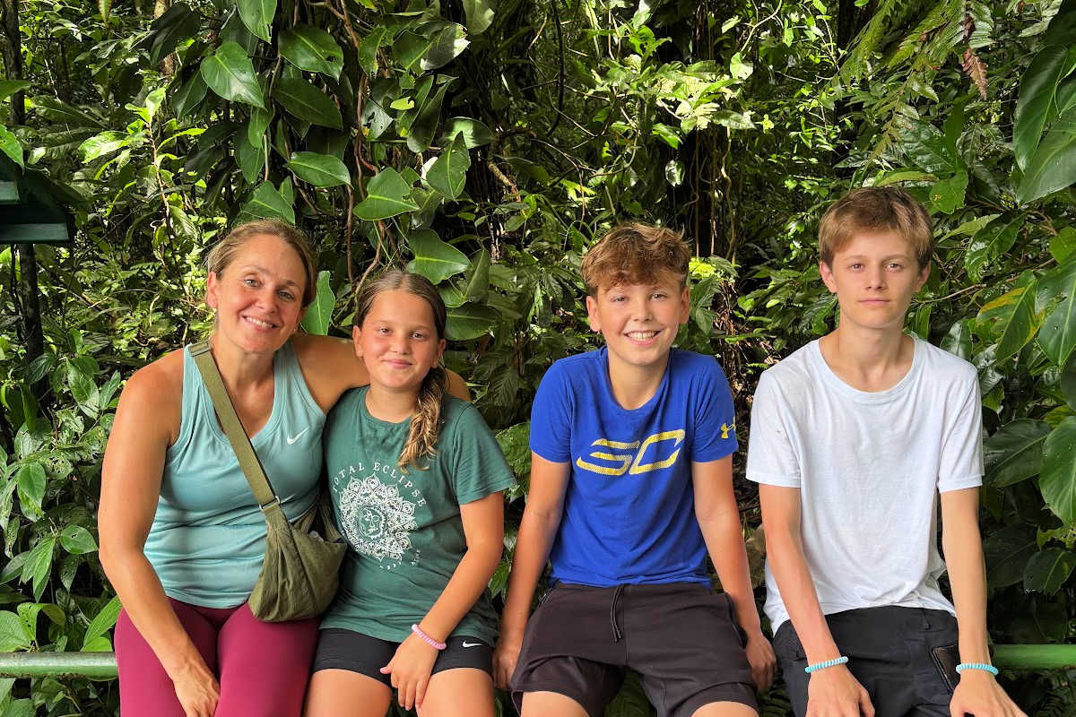 Why go on a Stubborn Mule Travel Holiday -happy family group on holiday in Costa Rica