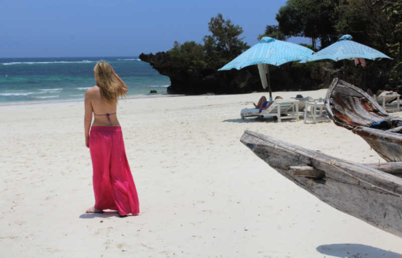 Family beach time in Kenya, Africa family travel guide.