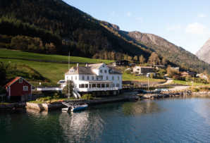 View of Fjærland Fjordstove Hotel, where to stay in Norway