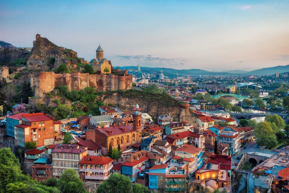 Tbilisi Downtown, Georgia, for Georgia Highlights family itinerary