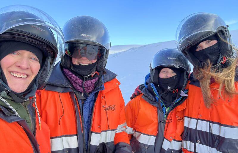 Family in Iceland