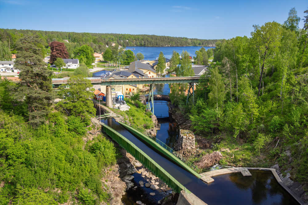 Dalslands Canal in Haverud, Sweden