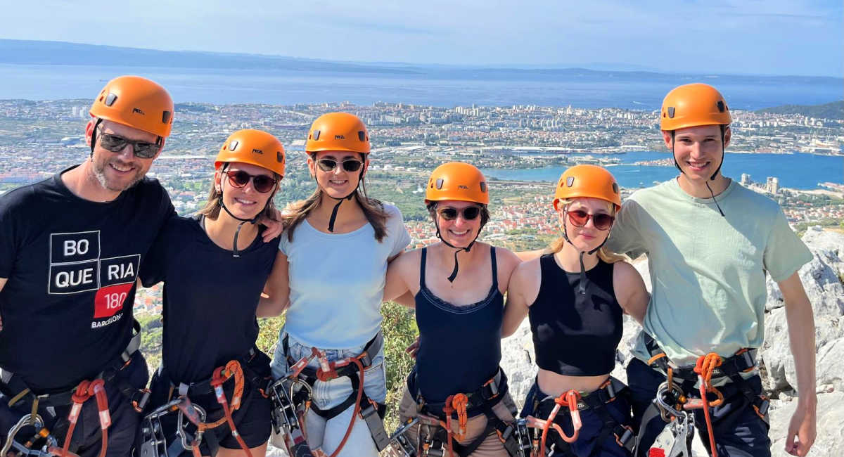 Ziplining in Split on Croatia family trip