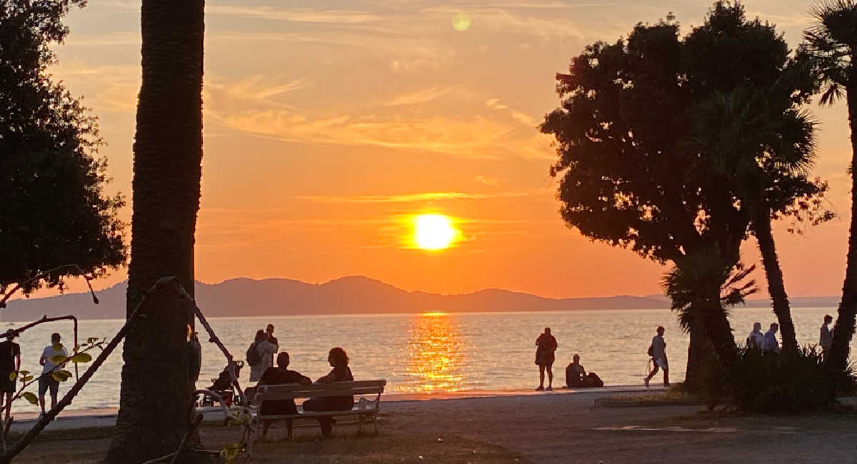 Sunset in Zadar, Croatia