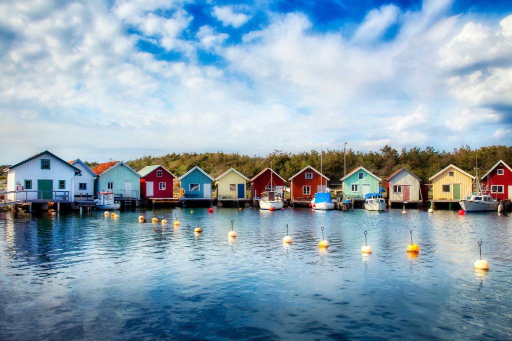 Family-friendly holidays to Sweden: include a visit to the fishing villages on the Southern Koster Island, ideal on a family summer itinerary