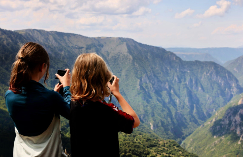 Family hiking in Montnegro, Europe Travel Guide for families