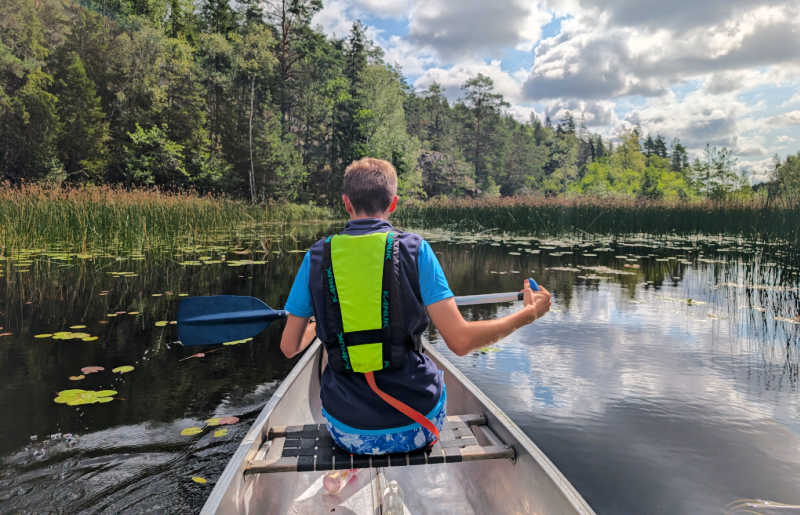 Canoeing in Sweden, activity recommended inEurope family travel guide