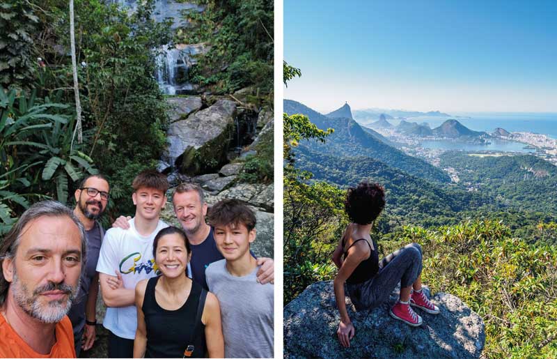Tijuca National Park, with spectacular views over Rio de Janeiro, Brazil