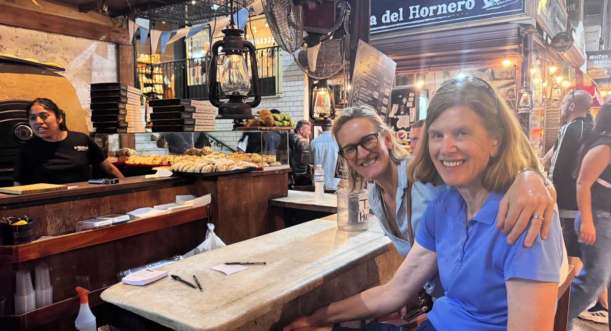 Family-friendly things to do in Buenos Aries, mum and grandma explore the cafes