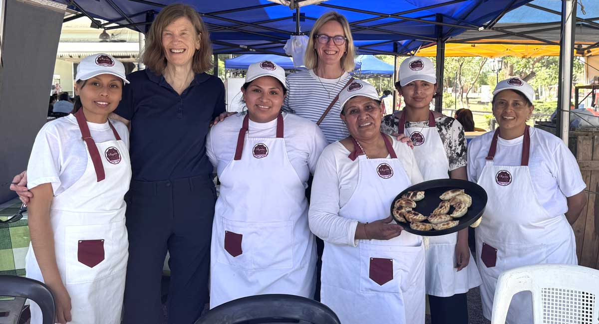 Family-friendly cookery class at Cachi, Argentina